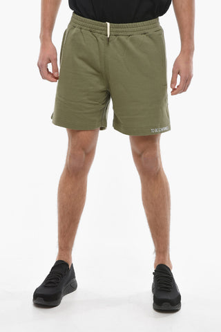 3 Pockets Sweat Shorts with Logo Patch