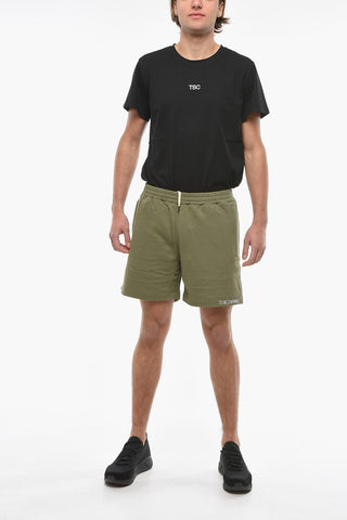3 Pockets Sweat Shorts with Logo Patch