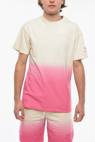 KAILAND O. MORRIS Logo Embroidered Two-Tone T-Shirt