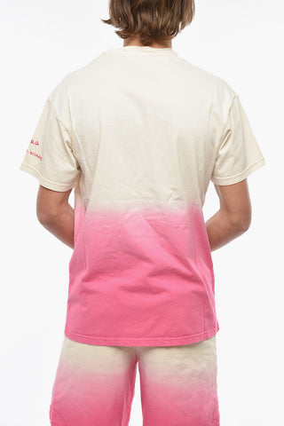 KAILAND O. MORRIS Logo Embroidered Two-Tone T-Shirt