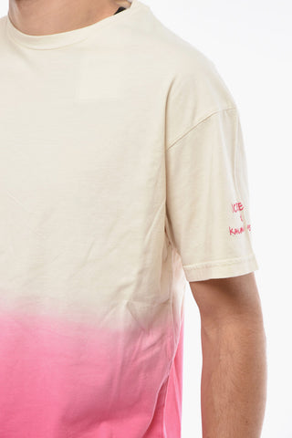KAILAND O. MORRIS Logo Embroidered Two-Tone T-Shirt