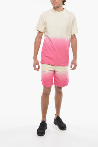 KAILAND O. MORRIS Logo Embroidered Two-Tone T-Shirt