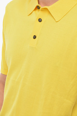 Solid Color Cotton Polo Shirt