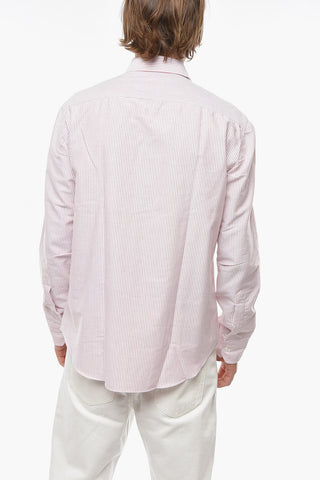 Awning Striped Shirt with Double Breast Pocket