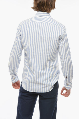 Awning Striped Spread Collar Shirt