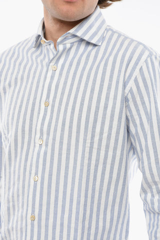 Awning Striped Spread Collar Shirt