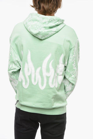 Printed Brushed Cotton Hoodie
