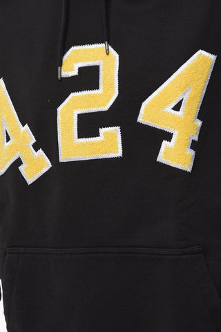 Logo Embroidered Brushed Cotton Hoodie