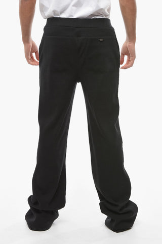 Ribbed Stretch Cotton Pants
