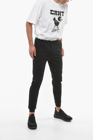 SPORT Brushed Cotton Joggers with Logoed Elastic Band