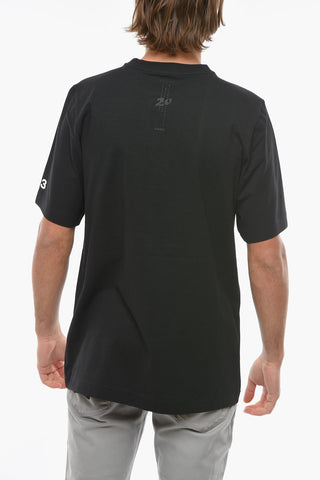Y-3 YOHJI YAMAMOTO Contrasting Bands Crew-Neck T-shirt