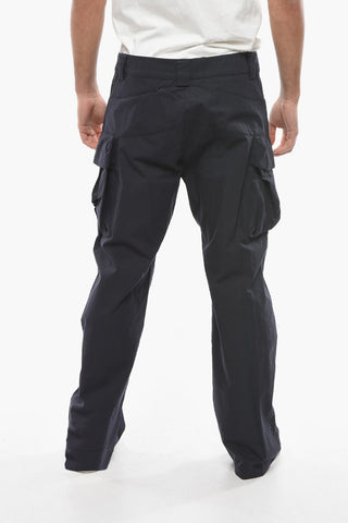 Visible Stiching INES 3D Cargo Pants with Belt Loops
