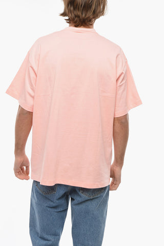 Oversized Fit Cotton Crew-Neck T-Shirt