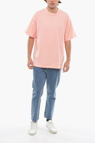 Oversized Fit Cotton Crew-Neck T-Shirt