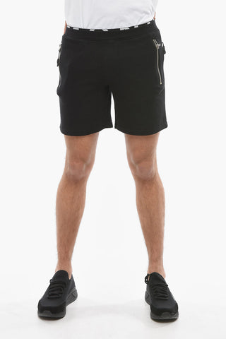 SPORT Shorts in Felpa con Banda Elastica Logata