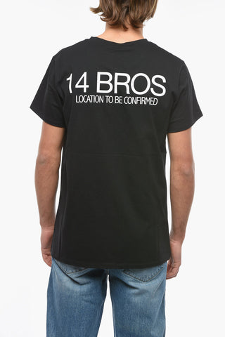 Back Printed Crew-neck T-Shirt