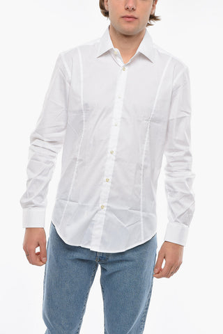 Camicia GIAVERA a Tinta Unita con Collo Francese