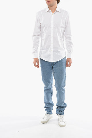 Camicia GIAVERA a Tinta Unita con Collo Francese