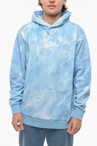 TRIPPY SUMMER Tie Dye Effect Hoodie with Patch Pocket