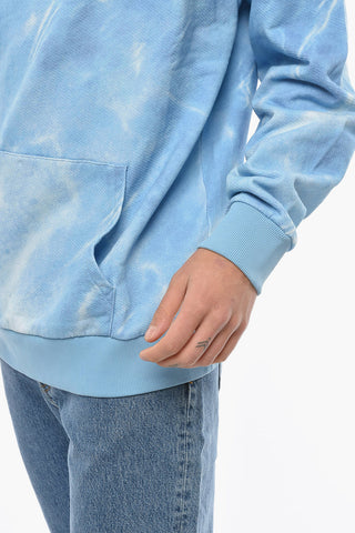 TRIPPY SUMMER Tie Dye Effect Hoodie with Patch Pocket
