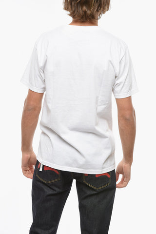 T-Shirt Girocollo Stampata sul Fronte