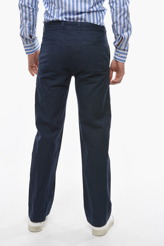 Pantaloni MARLIN2 In Cotone e Lino con Passanti