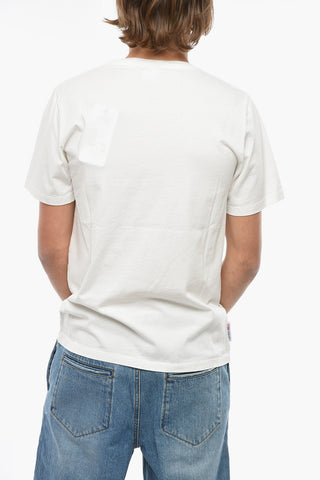 T-Shirt Girocollo Stampata sul Fronte