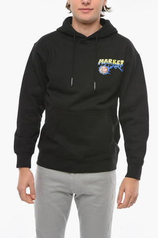 Patch Pocket Solid Color SLAM DUNK Hoodie