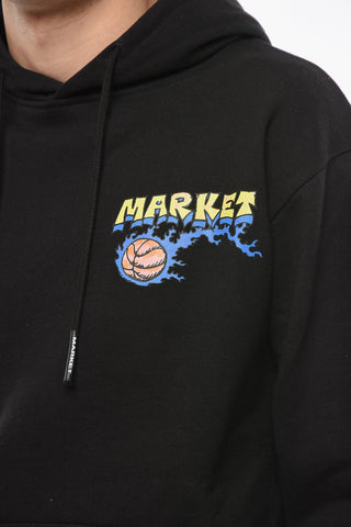 Patch Pocket Solid Color SLAM DUNK Hoodie