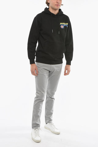 Patch Pocket Solid Color SLAM DUNK Hoodie