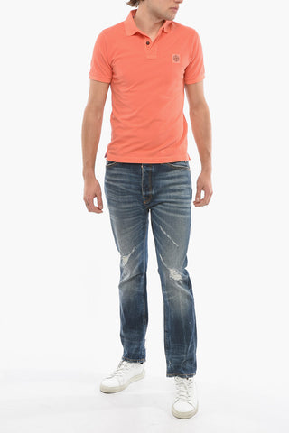 Piquè Cotton Slim Fit Polo Shirt