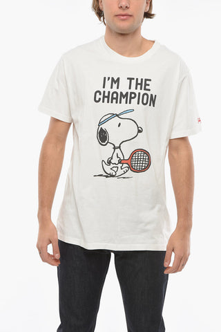 PEANUTS Snoopy Printed JACK Crew-Neck T-shirt