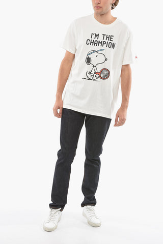 PEANUTS Snoopy Printed JACK Crew-Neck T-shirt