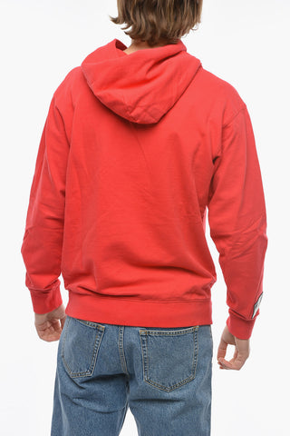 Polished Logo Fitted Hoodie