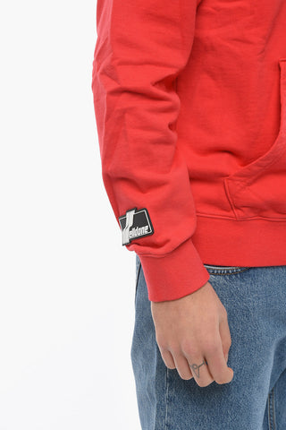 Polished Logo Fitted Hoodie