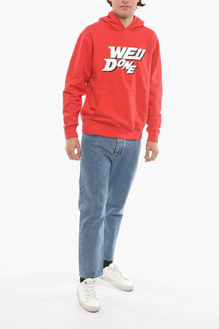 Polished Logo Fitted Hoodie