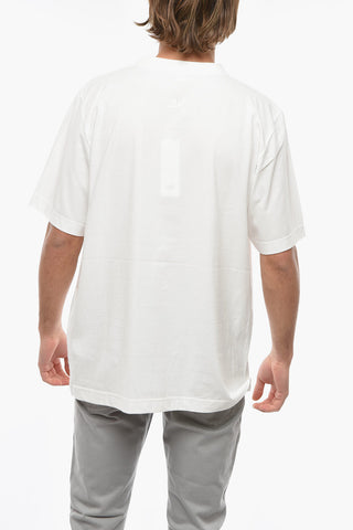 Y-3 YOHJI YAMAMOTO T-shirt Girocollo CH1 a Tinta Unita in Cotone