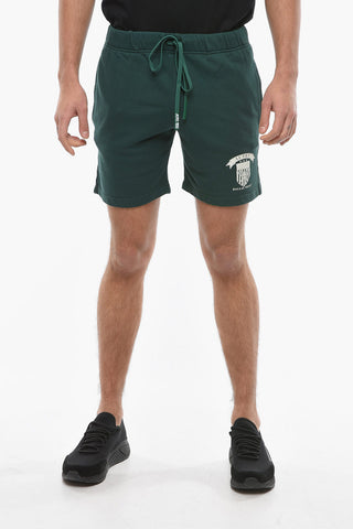 Logo Printed 3 Pockets Sweat Shorts