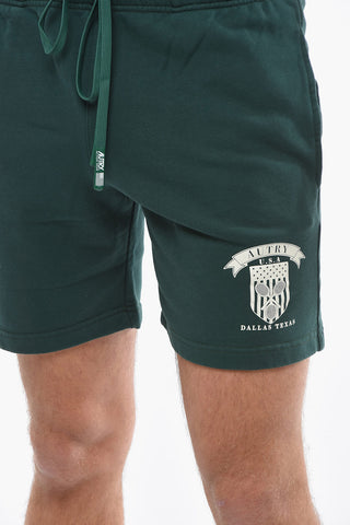 Logo Printed 3 Pockets Sweat Shorts