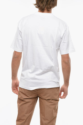 Front Printed Crew-neck WINDOW T-Shirt