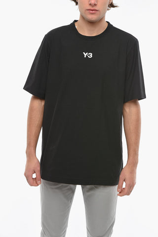 Y-3 YOHJI YAMAMOTO T-shirt Girocollo Con Stampa Logo
