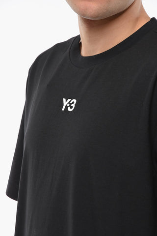 Y-3 YOHJI YAMAMOTO T-shirt Girocollo Con Stampa Logo