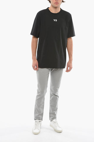 Y-3 YOHJI YAMAMOTO T-shirt Girocollo Con Stampa Logo