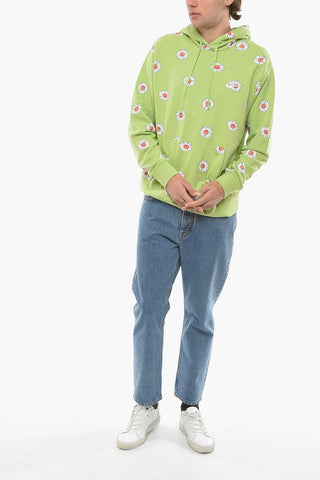 All Over Daisies Printed Hoodie