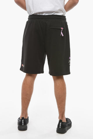 KIDSUPER Drawstring Waist 3 Pockets Cotton Shorts