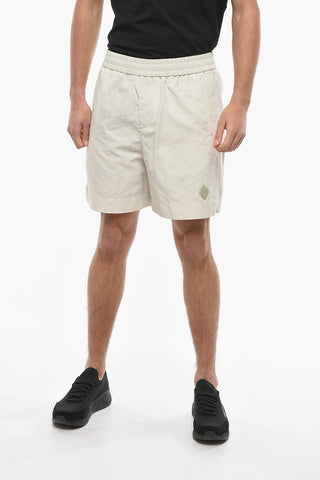 All Over Logo 3 Pockets Nylon Shorts
