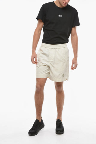 All Over Logo 3 Pockets Nylon Shorts