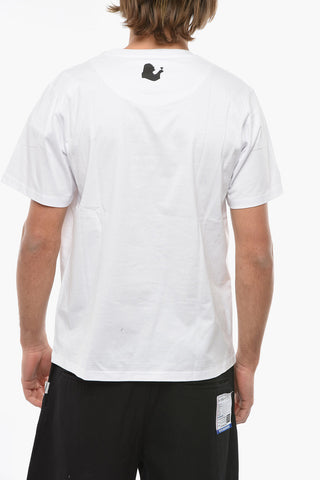 Contrasting Printed -S-PRITZ Crew-Neck T-shirt