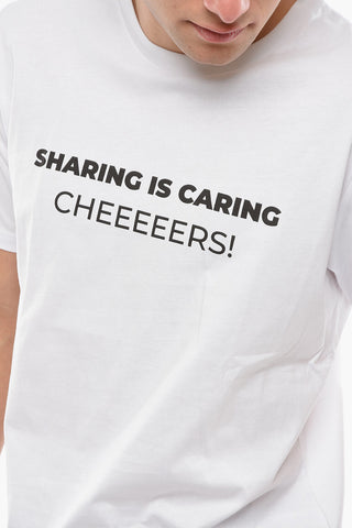 Contrasting Printed -S-PRITZ Crew-Neck T-shirt