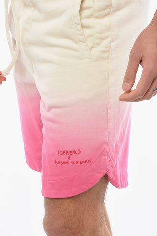 KAILAND O. MORRIS 4 Pockets Two-Tone Sweat Shorts